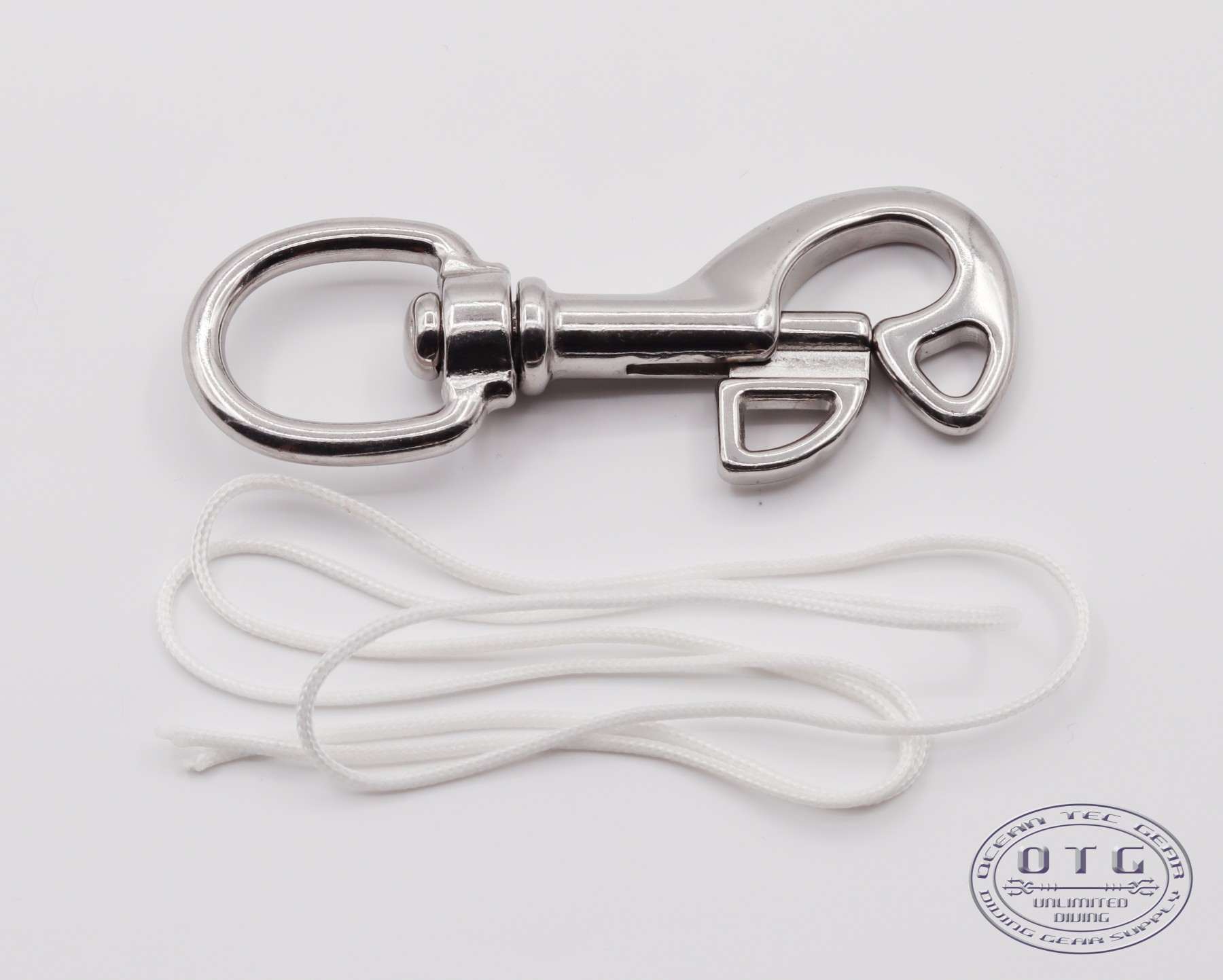 HiTurbo® 316 2-Pack 316 Stainless Steel Swivel Eye Bolt Snap Hook